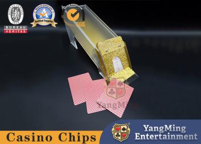 Chine Chaussure Texas Poker Baccarat Custom Packaging de marchand de plate-forme de l'or 8 à vendre