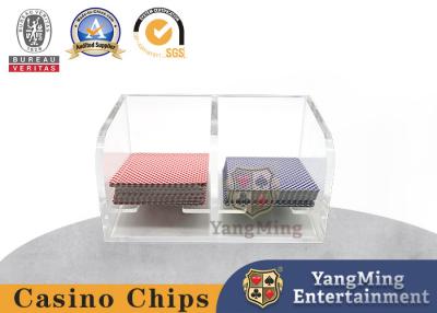 Chine Porte-disque acrylique à 2 grilles pour les jeux de table de casino à vendre