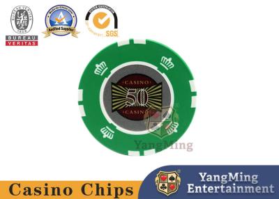 Chine Chips de casino RFID UV anti-contrefaçon personnalisés multicolores avec autocollants numériques pour les jeux de hasard à vendre