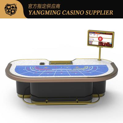 China Club de lujo mejorado Protector de bar personalizado Mesa de Baccarat Casino Mesa de juego de fichas de póquer en venta