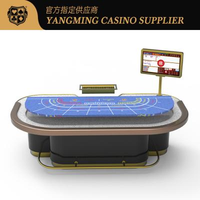 China Hot Style VIP Club Personalizado 7 jugadores Baccarat Mesa Casino Baccarat Poker Mesa Mesa Juego en venta