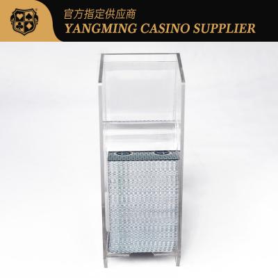 Chine Acrylique transparent 8 jeux de cartes à jouer porte-cartons à vendre Baccarat Casino Poker Table de jeu porte-cartons à vendre