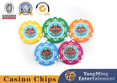 Chine Jetons de poker imprimables adaptés aux besoins du client de laser d'ABS 75*45,81*55MM 760PCS à vendre