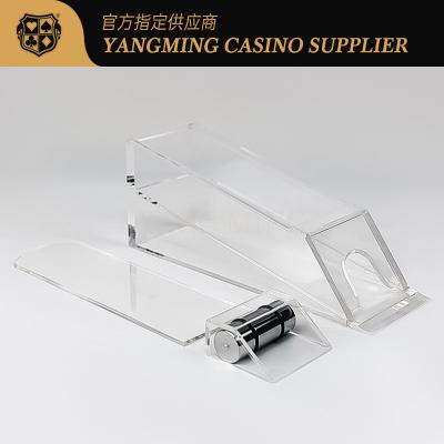 China 8 Deck Clear Acrylic Tall Dealer Shoes Poker Table Game Desktop Dealer Shoes for sale