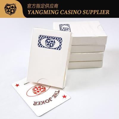 China Durable Black Core Paper Playing Cards Casino Baccarat Tabletop Game Playing Cards for sale