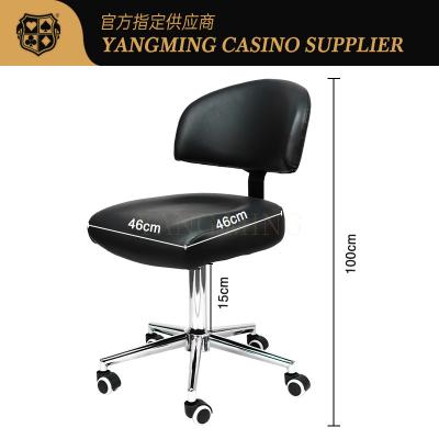 China New Style Leather Black Casino Player Chair Poker Casino Club Player Chair for Sale for sale