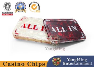 China Texas Poker Baccarat Blackjack Clay Iron ABS Brass Poker Chips Dealer Button Poker Card Guard Gambling for sale