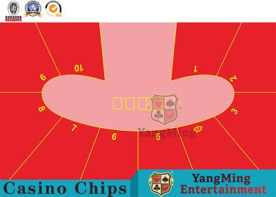 China Erbsenförmiger ovaler Texas Hold sie Schürhaken-Tischdecke verdickte wasserdichten Stierkampf Dragon Tiger Tri-Proof Game Layout zu verkaufen