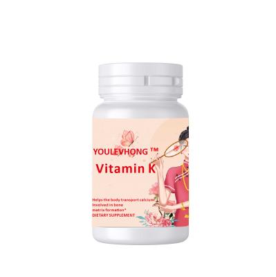 China Vitamina K1 Softgels Suplemento 100 mcg sin gluten 60 Cuenta Salud ósea La coagulación de la sangre del cuerpo en venta