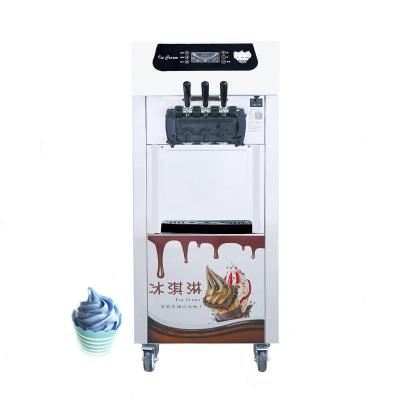 China Outdoor 2200W Ice Cream Machine Automatic Commercial Soft Serve Maker for Business for sale