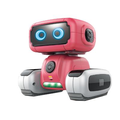 China NEW ARRIVAL CUSTOMIZED INTERACTIVE INTELLIGENT PINK ROBOT COLOR VOICE battery operated toy FOR GIRL TOYS for sale