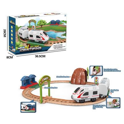 China NEWEST DESIGN carryover friction toy HIGH SPEED RAILWAY TRAIN TRACK TOYS SET for sale