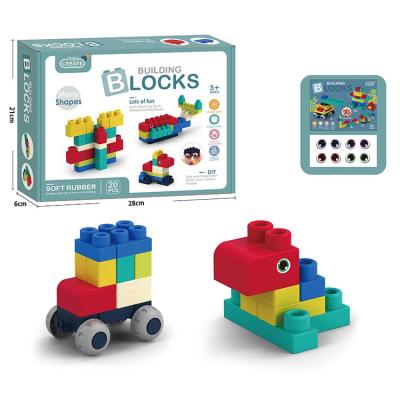 China Rubbing Toy EDUCATIONAL TOYS SET LARGE SIZE BLOCK SOFT MATERIAL TOYS for sale