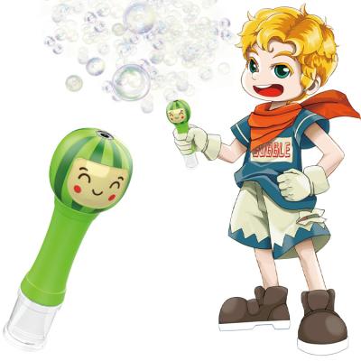 China plastic WATERMELON SHAPE CHILD BUBBLE BAR FRUIT BUBBLE BAR 80ML BUBBLE TOYS for sale