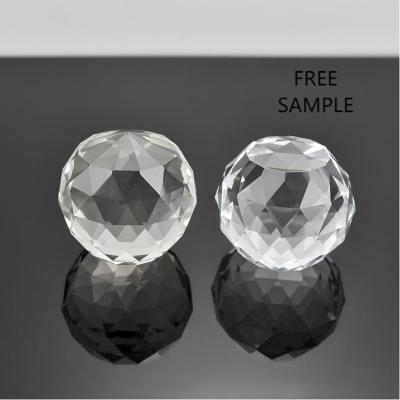 China Europe Wholesale Top Quality Crystal Chandelier Ball Parts Cheap Durable Crystal ball Decoration for sale