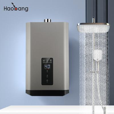 China Energy-Saving Forced Vent Gas Water Heater For Shower Hot Water And Temperature Control Range 35-80 Degree for sale