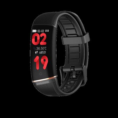 China E98S Touch Screen Body Temperature Fitness Tracker Watch Smart Bracelet for sale