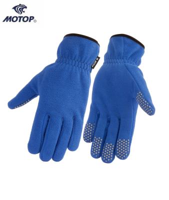 China Good quality durable lightweight winter anti silp warm fleece glove for sale