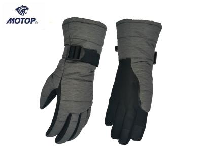 China Custom Outdoor Waterproof Winter Full Finger Touch Screen Windproof Warm Sports Ski Gloves for sale
