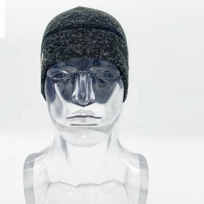 China breathable & Custom Men's Heather Gray Knitted Warm Sports Hat Waterproof For Cycling Running Hiking for sale