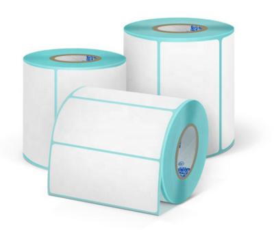 China Waterproof Thermal Sticker Shipping Labels Printed Thermal Paper Waterproof Self Adhesive Sticker Roll for sale
