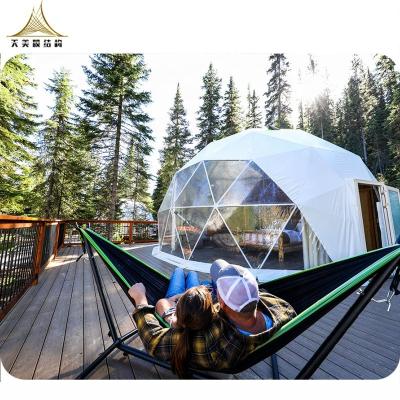 China Extended type 6m polycarbonate geodesic domes tent dome galmping house for sale for sale
