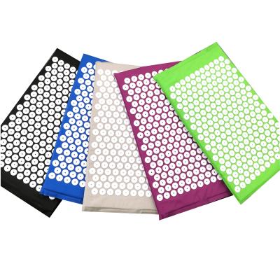 China Eco-Friendly Yoga Exercise Hot Acupuncture Mat With Massage Balls for sale