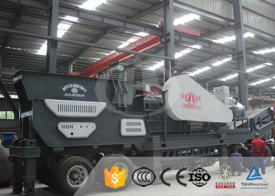 China PE400*600 Industrial Compact Mobile Crusher Diesel Engine With Belt Conveyor for sale
