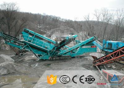 China Easy Operation Mobile Crushing And Screening Plant 160kw Large Capacity for sale