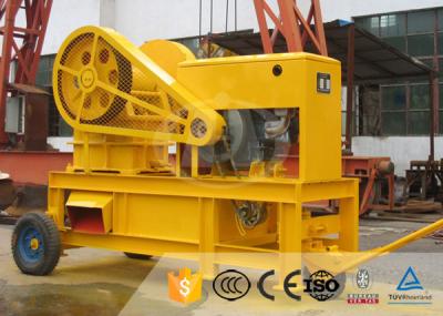 China Aggregate Stone Mobile Mining Crusher Small Jaw Crusher With Diesel Engine Drive Motor for sale