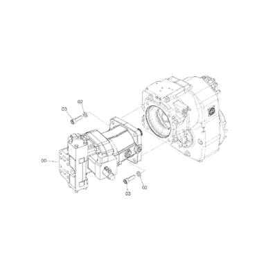 Chine 4651466 pour HITACHI ZX170W-3 ZX190W-3 MOTEUR de voyage assemblage de voyage à vendre