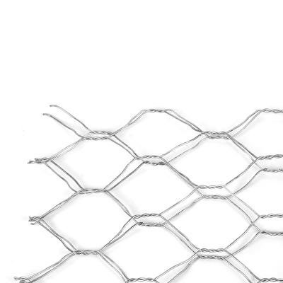 China Easily Assembled Hexagonal Galvanized Steel Gabion Wire Bin For Stone Preservation for sale