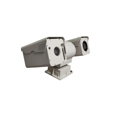 China Human Motion Tracking Dual Sensor Day Night AI PTZ Thermal Imaging Intelligent Security Camera For Drone Farm Perimeter Pathing Monitoring for sale