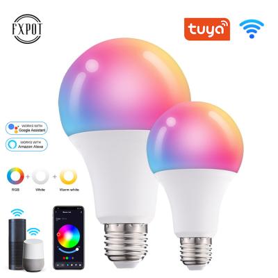China High Efficiency Fxpot Tuya Smart Light Bulb Home Technology Wireless Wifi 10w Dimmable RGB Led Smart Bulbs for sale