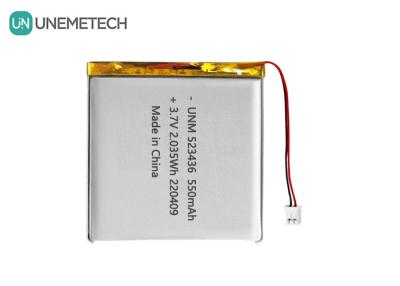 Китай Литий-ионный полимерный аккумулятор 3.7В 550mAh 523436 перезаряжаемый полимерный аккумулятор Li для GPS-трекера продается