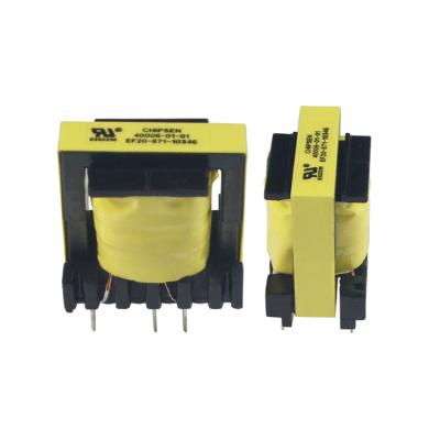 China Split Magnetic Ef20 Chopper Transformer 24v 12v High Frequency Transformer with Core PC40 and 1KHz -200KHz Frequency for sale