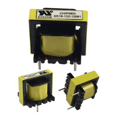 China 24V PCB Ferrite Core Flyback Transformer EE16 Step Down Transformer AC to DC Pulse Transformer Frequency 1KHZ-500KHZ for sale