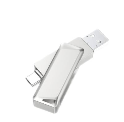 China USB 3.0 Flash Drive Personalizado Pen de Metal Pendrive Capacidade USB Stick Tipo-c Atacado Custom Mini Metal Impermeável 32GB USB Flash Memory Stick USB 2.0/3.0 Key Drive PC Compatível 64GB 128GB à venda