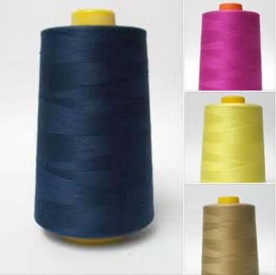 China 20s/2 30s/2 40s/2 100% girou o cone do plástico da linha de costura 5000yds do poliéster à venda