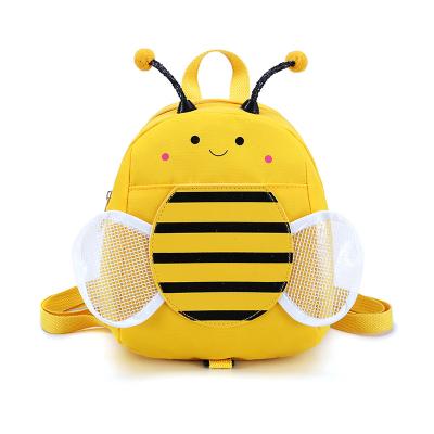 China 3D Cartoon Bee Anti-lost Kids Daily Cute Baby Backpack School Bag For Boys Girls Gift Kindergarten Kids Backpack for sale