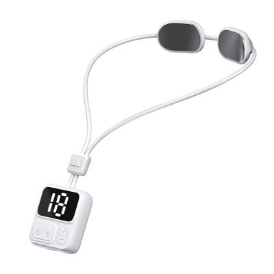 China Improve Blood Circulation High Quality Hot Sale 15 Fashion Pulse Constant Adjustable Temper Electronic Necklace Neck Massager With Cervical Heating for sale