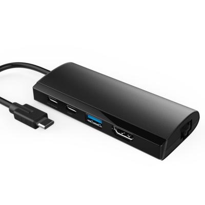 China Gigabit Ethernet Docking Station PD Charging High Speed Data Transfer Docking Station MYHH009 for sale