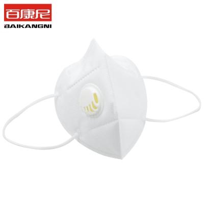China CER EN149 4 Wegwerfrespirator-Maske Falten-KN95 mit Ventil Filt zu verkaufen