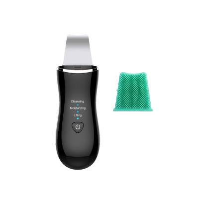 China Wrinkle Remover Skin Care Ultrasonic Skin Scrubber Remover Deep Cleansing Face Facial Scrubber for sale