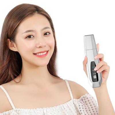 China Wrinkle Remover Peeling Facial Scrubber Ultrasonic Facial Detergent Skin Scrubber Ultrasonic Deep Cleansing Spatula for sale