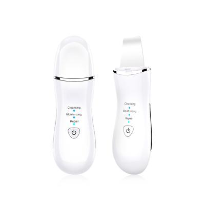 China Acne Treatment Electric Power Beauty Face Spatula Wireless Ultrasonic Lift Skin Care Cleanser Peeling &Peeler EMS Facial Scrubber Ultrasonic for sale