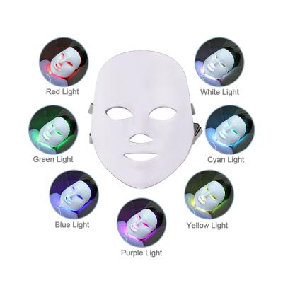 China Pigment Removal 7 Color Led Photon Light Therapy Machine Led Facial Beauty Facialmasks for sale