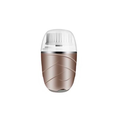 China Wrinkle Remover Silicone Facial Brush Skin Rejuvenation Cleansing Home Use Facial Cleansing Sweep Exfoliate Spinning Brush for sale