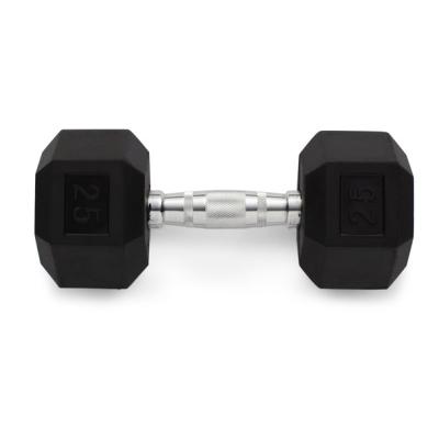 China Hex Custom Rubber Wrapped Dumbbell, 30 lbs. Pairs for sale
