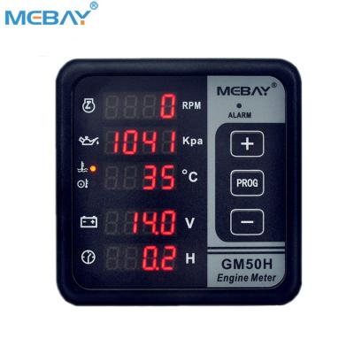 China Mebay GM50HR RS485 Motor Meter Panel Meter Port Supported Remote Monitor 91mm*91mm for sale